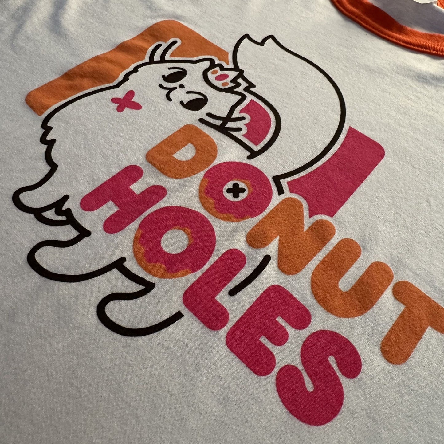 PREORDER - Ships Sept 15 - Donut Holes Tee Orange Ringer
