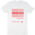 White tshirt with text "peepee poopoo" and "have a nice poo" in red takeout container style.