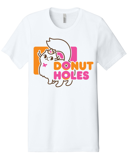 PREORDER - orders close Aug 6 - Ships Aug 20 - Donut Holes Tee Classic White