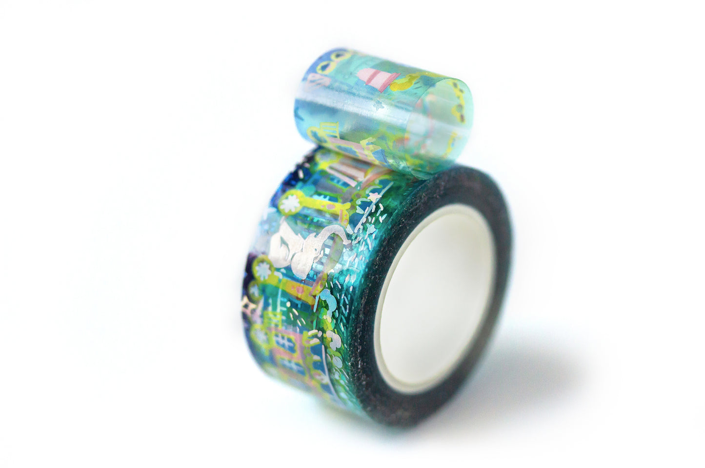 Circus Carnival Holographic Foil Washi Decorative Masking Tape by MILQ