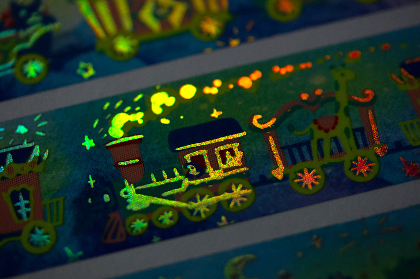 Circus Carnival Holographic Foil Washi Decorative Masking Tape by MILQ