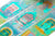 Stylish Window Cats Holographic Foil Washi Decorative Masking Tape by MILQ