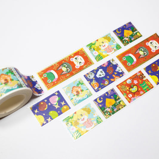 Animal Crossing New Horizons Stamp Shaped Washi Decorative Tape by MILQ