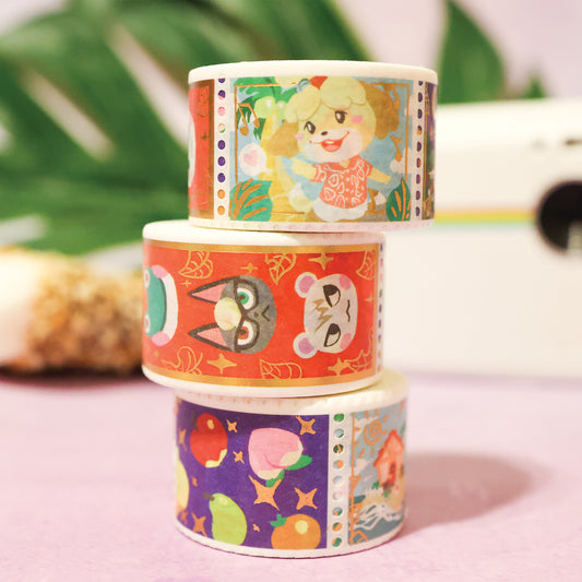 Animal Crossing New Horizons Stamp Shaped Washi Decorative Tape by MILQ