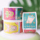 Boba animals cute gold foil clear washi decorative tape by MILQ