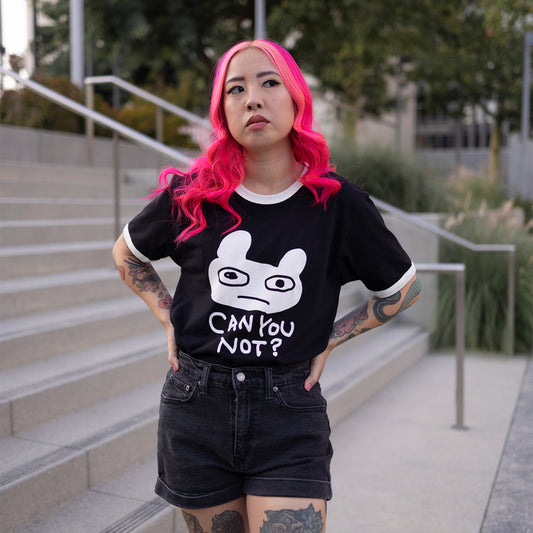 Can You Not? funny bunny shirt