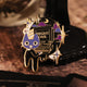 Night Owl cute kitty cat enamel pin by MILQ